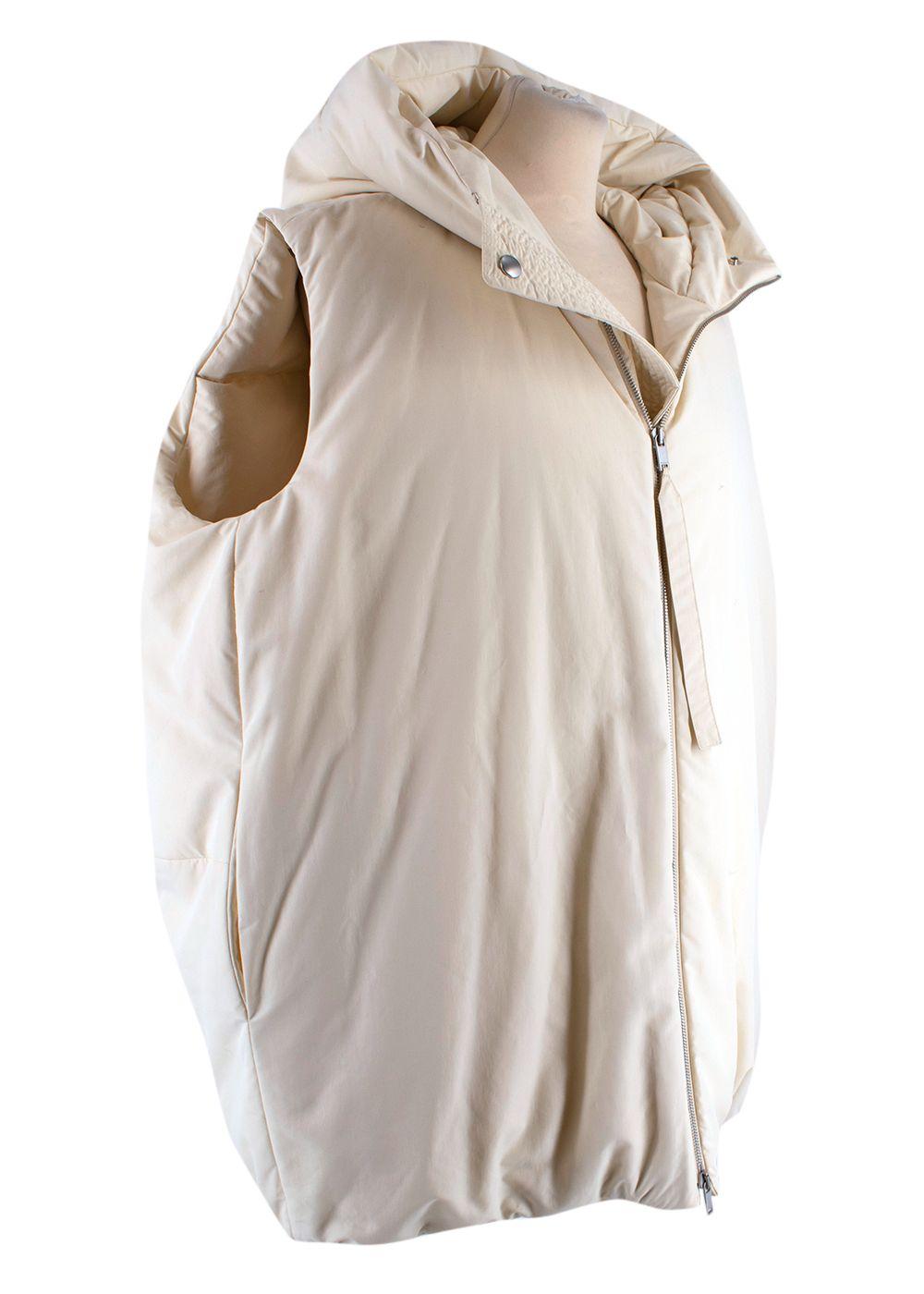 Jil Sander Vanilla Down Padded Gilet