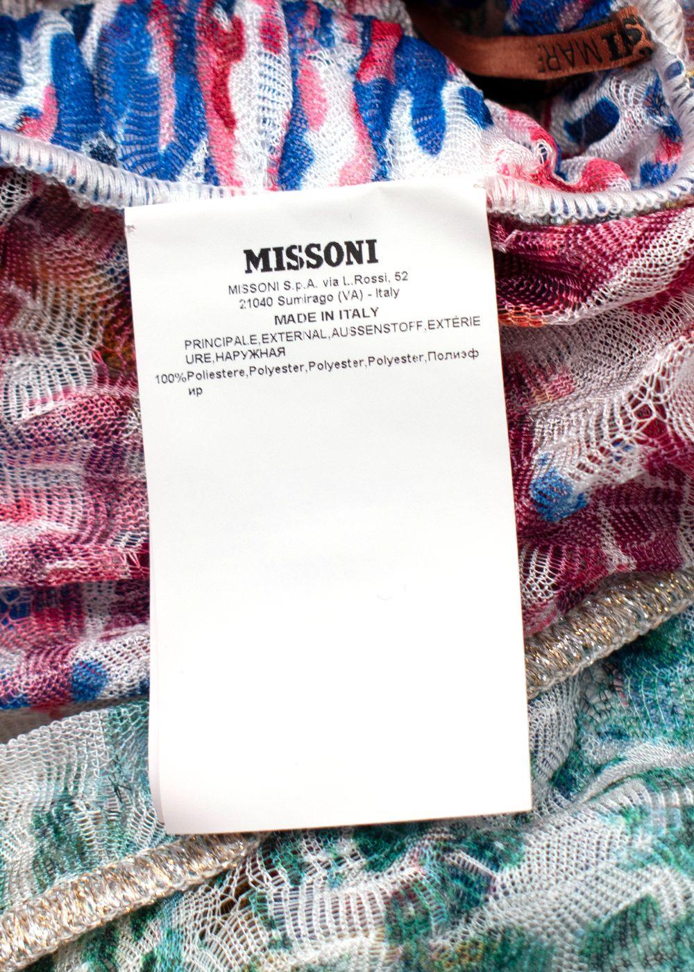 Missoni Mare Print Beach Mini Dress