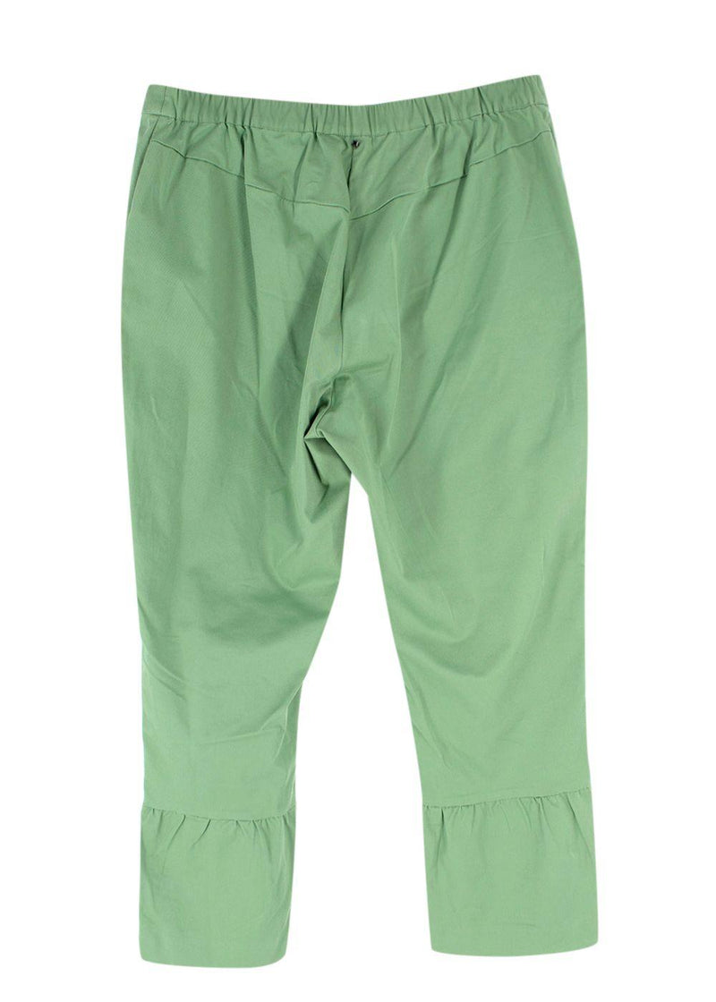 Marina Rinaldi Green Rabicco Curve Trousers