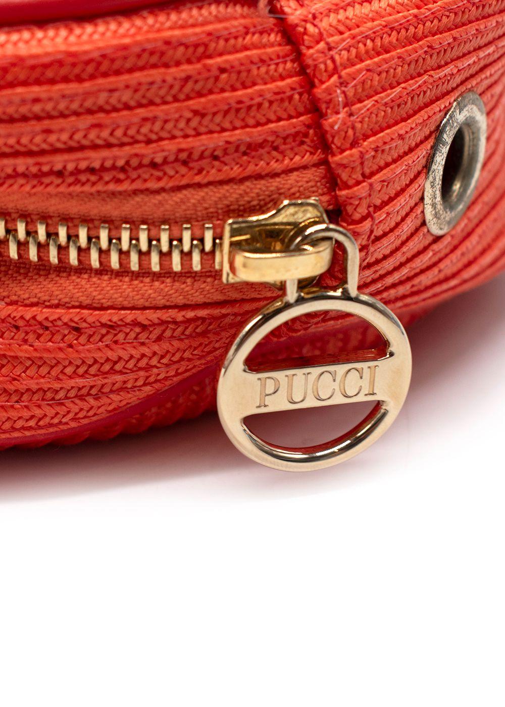 Emilio Pucci Orange Cosmetic Case