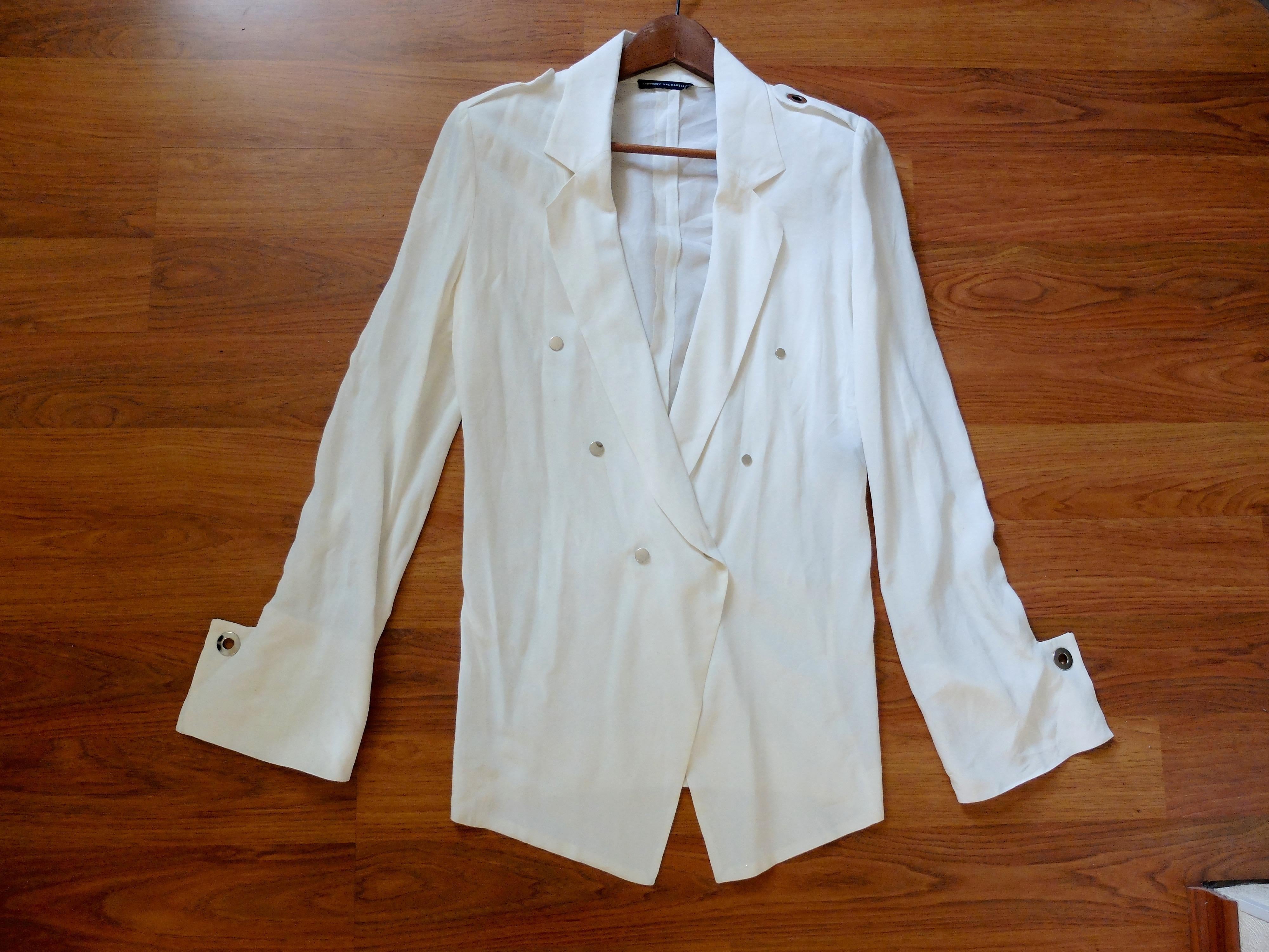 Anthony Vaccarello Silk Blazer