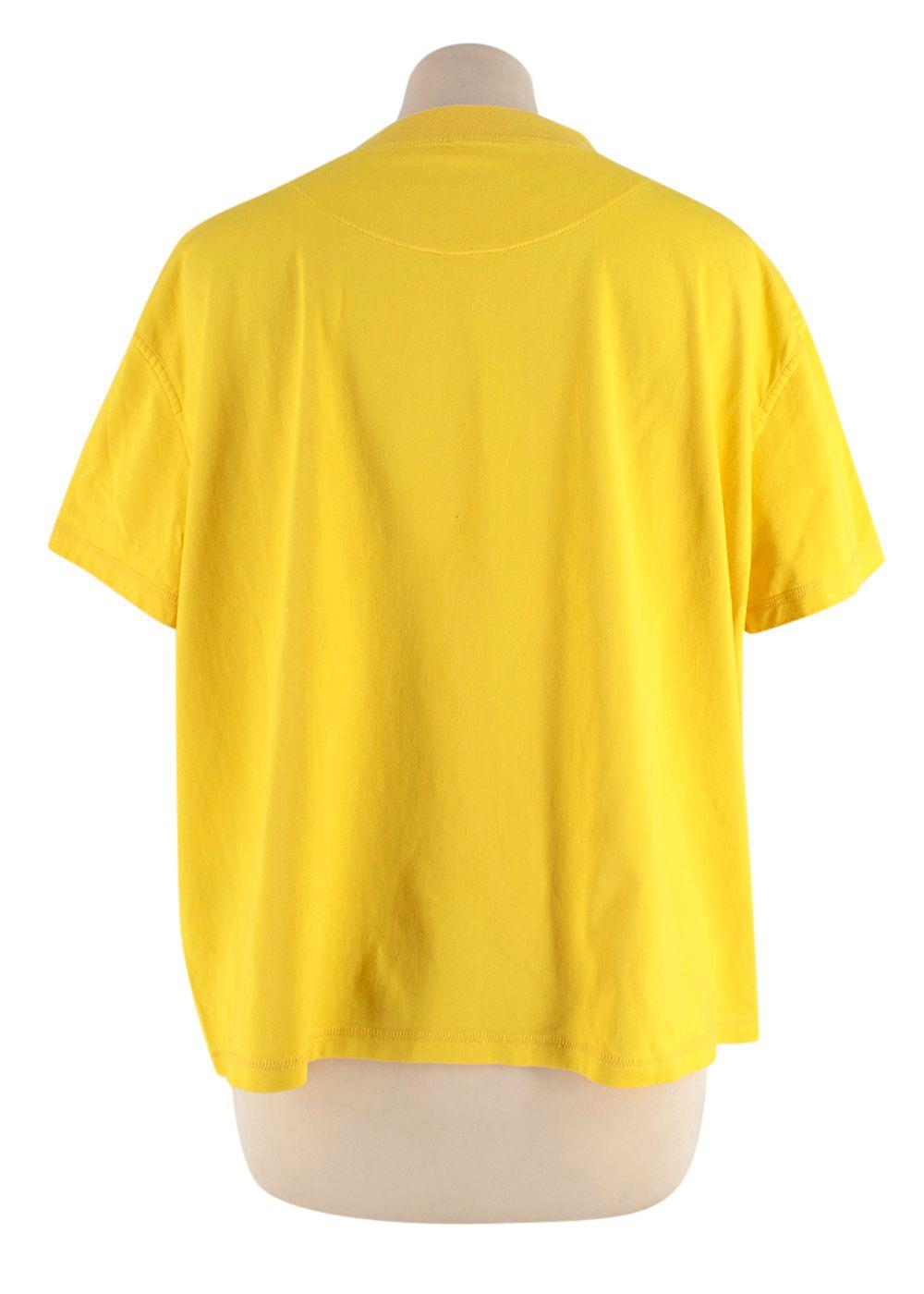 Hermes Yellow 'Le Promenade du Matin' T-shirt