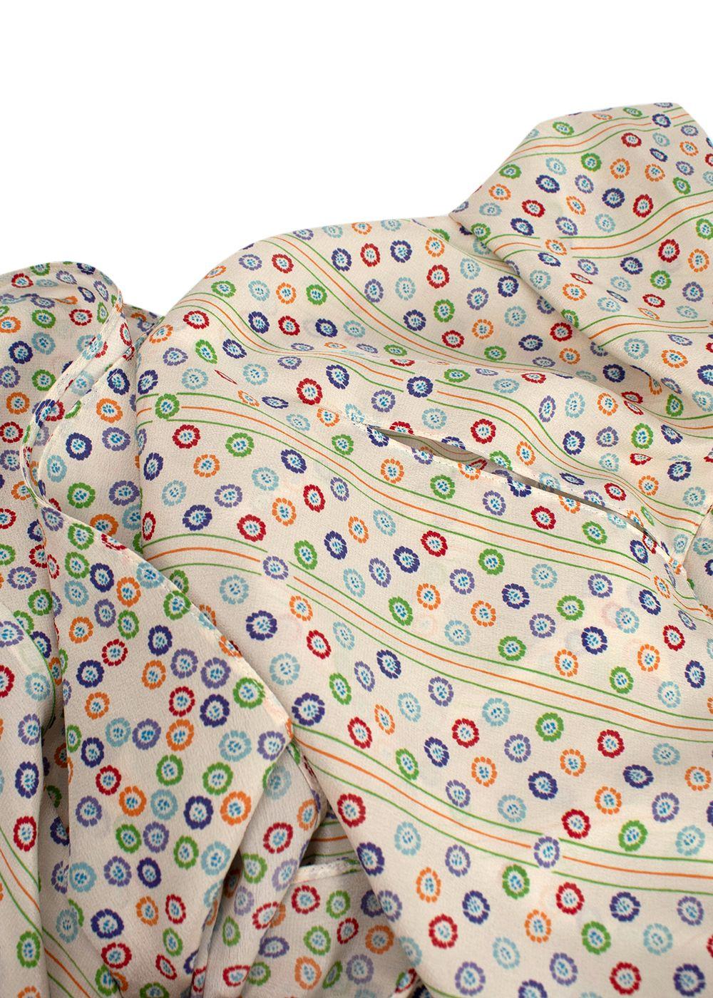 Valentino Multi-Colour Printed Silk Kaftan