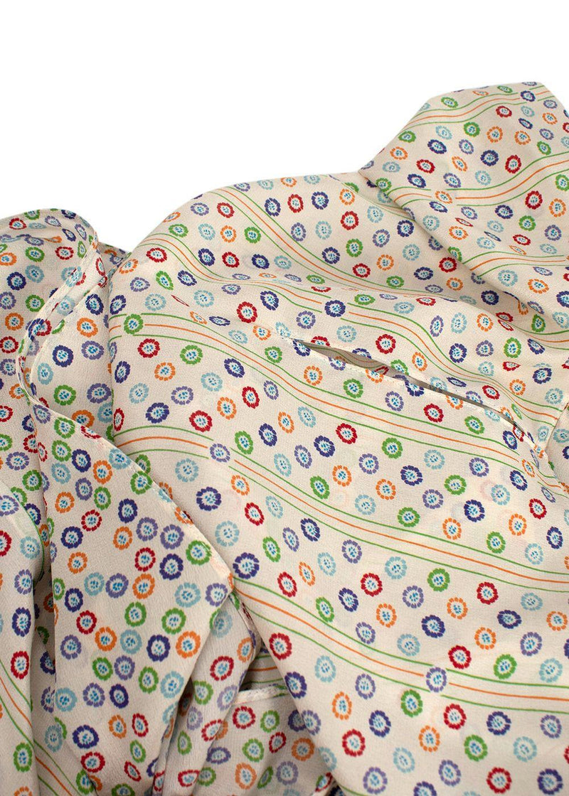 Valentino Multi-Colour Printed Silk Kaftan