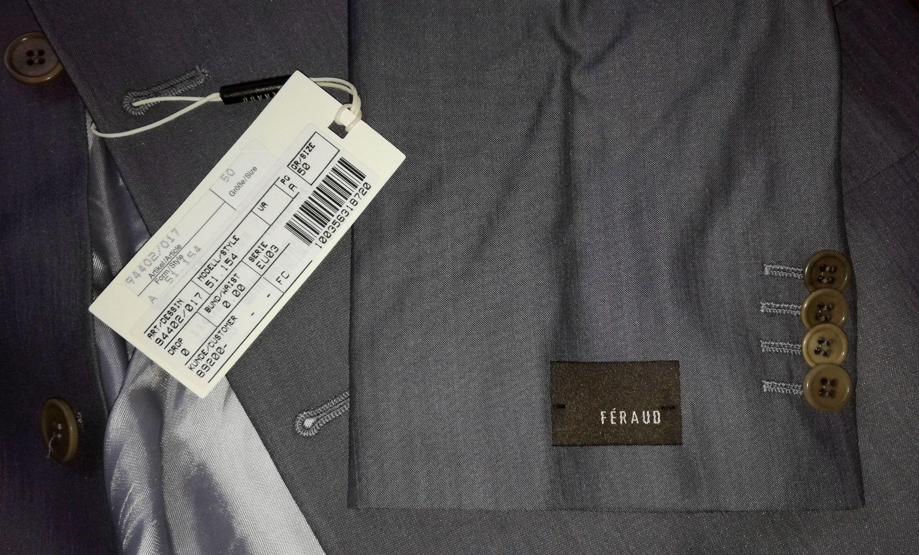 Feraud Paris Wool & Silk Suit Jacket Blazer