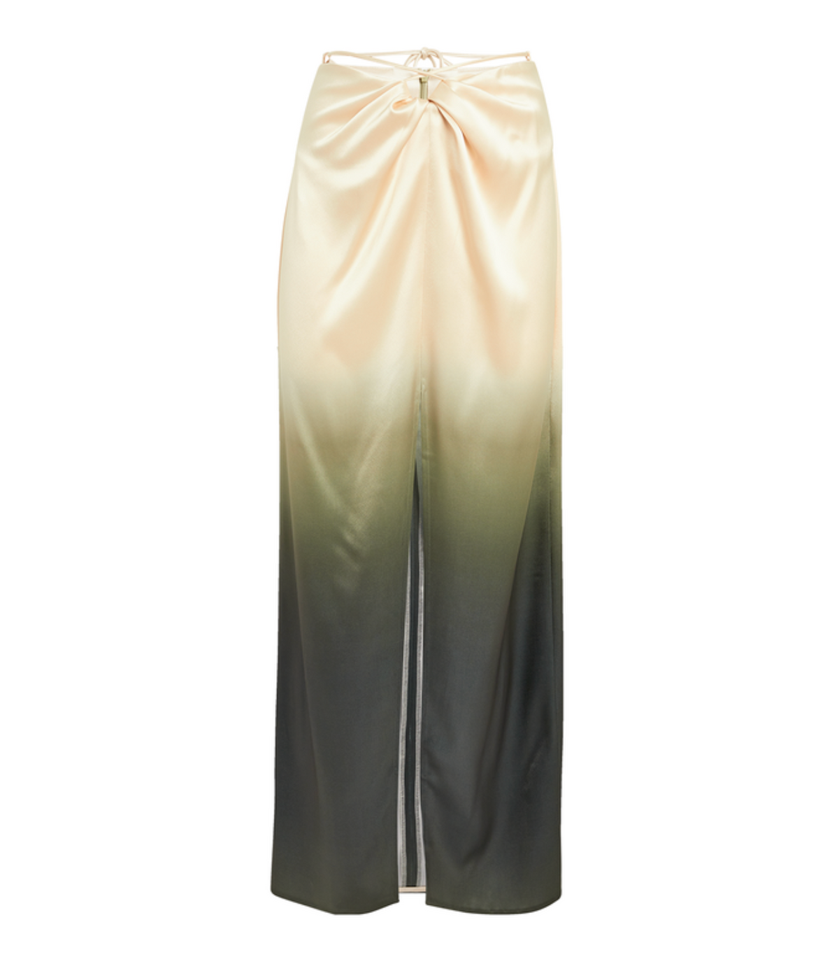 Ombré Satin Maxi Skirt