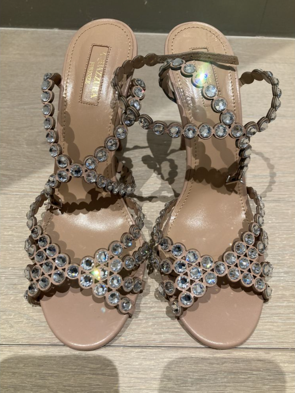 Tequila 105 Crystal Embellished Sandals