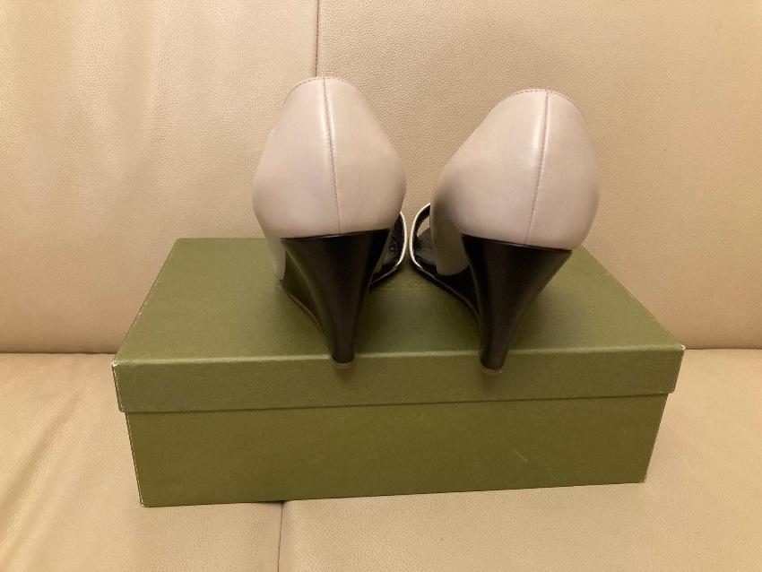 Rupert Sanderson Bi-Colour Wedge Pumps