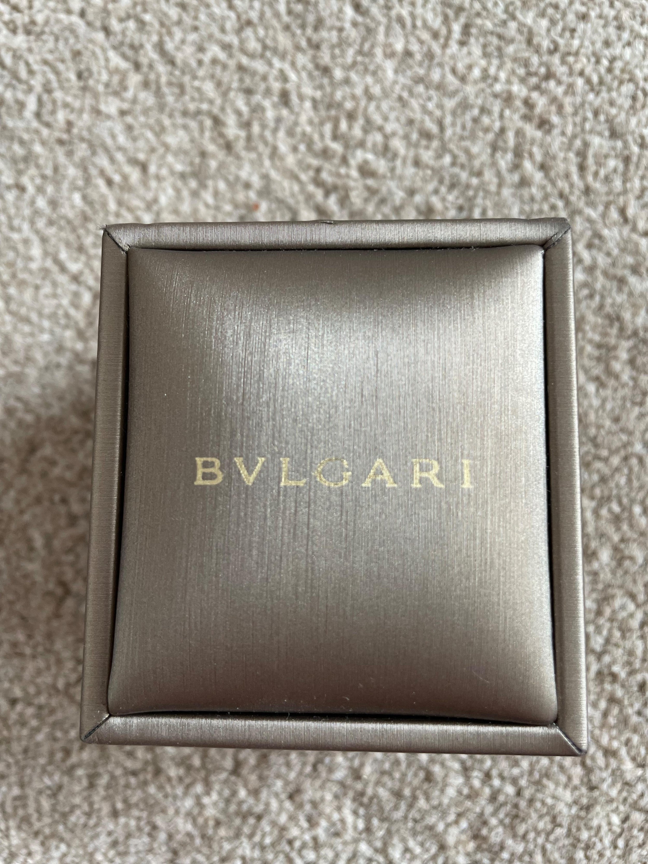 Bvlgari 18K Yellow Gold Allegra 2 Band Multi Gem Ring