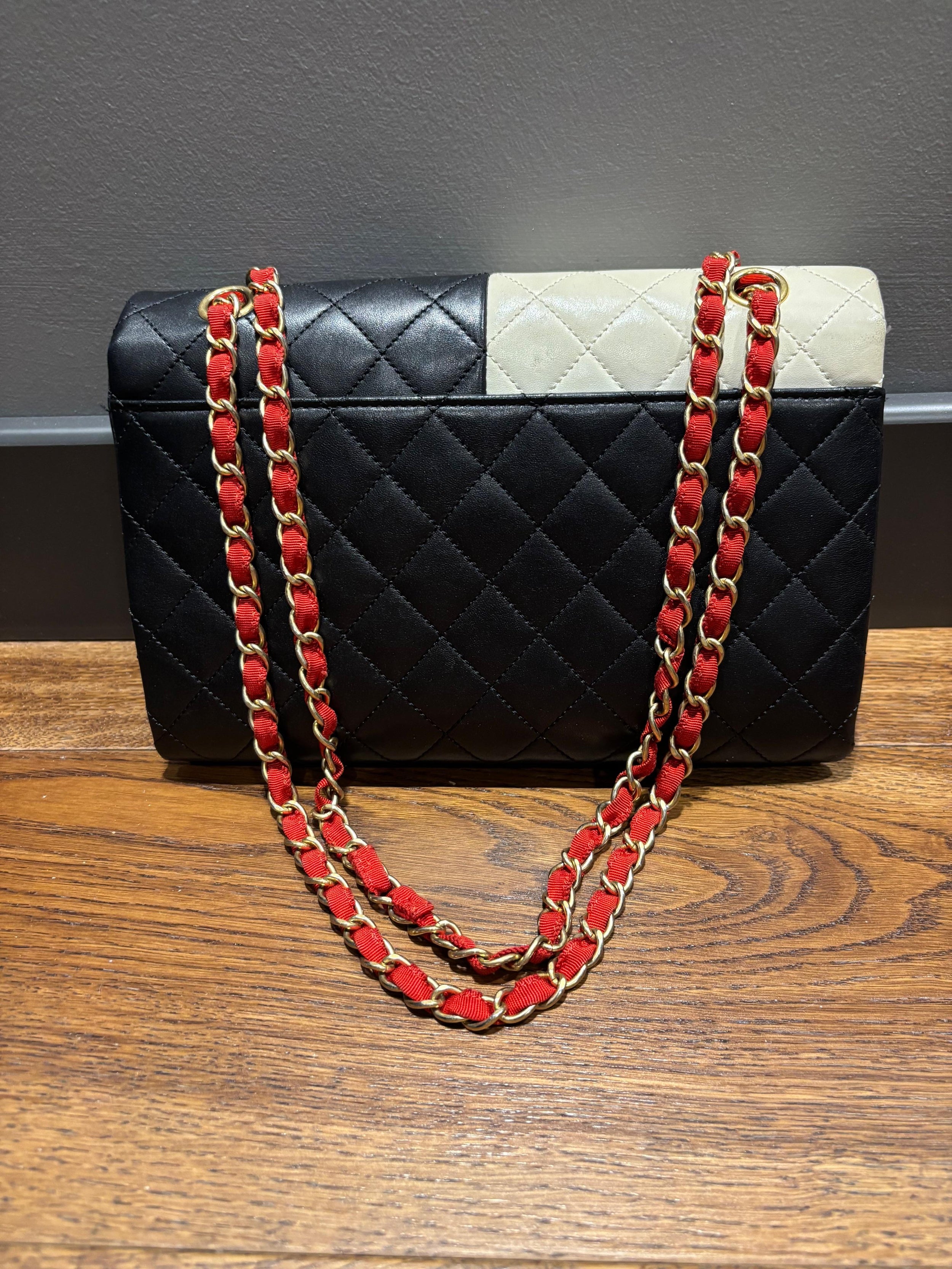 Chanel Quilted Colourblock Shoulder Bag