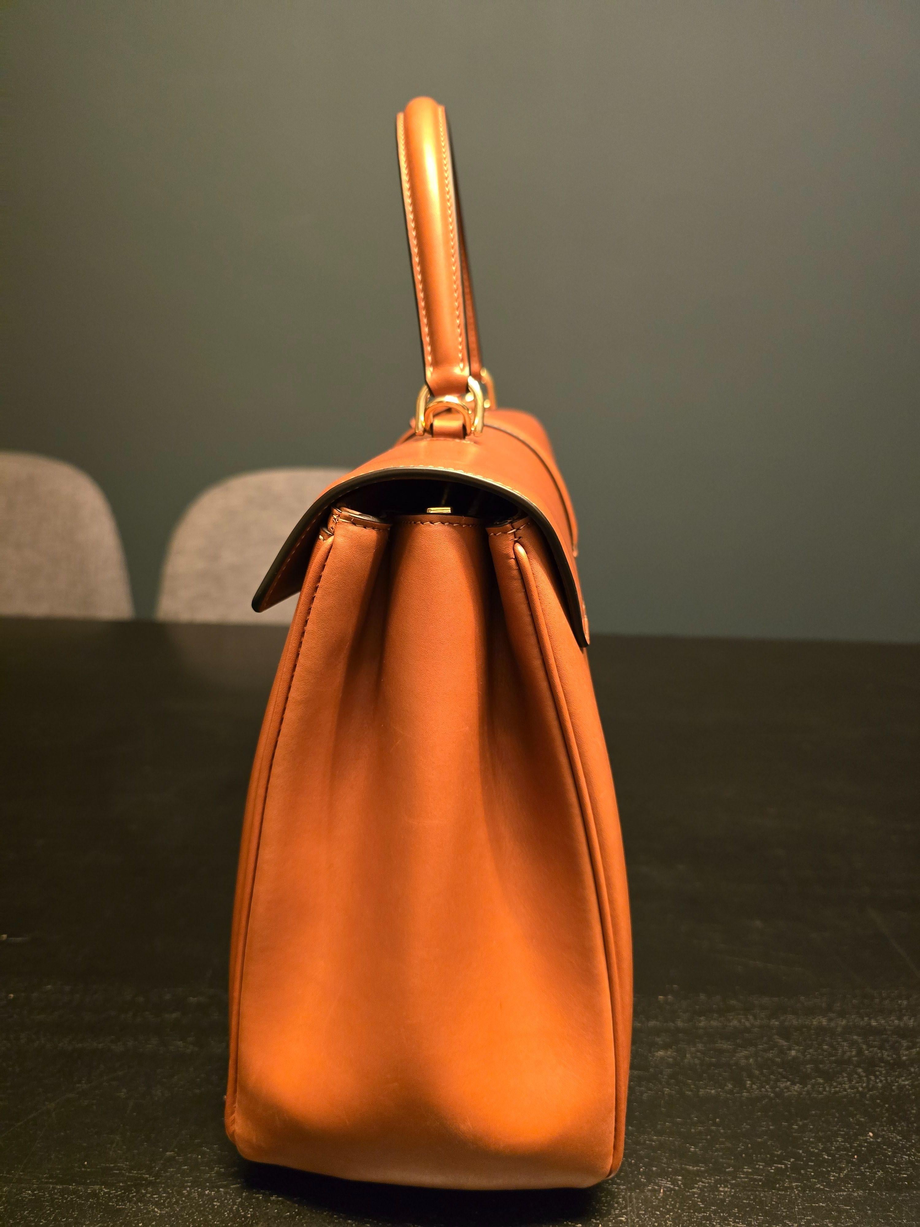 Celine Tan Classic 16 Top Handle Bag