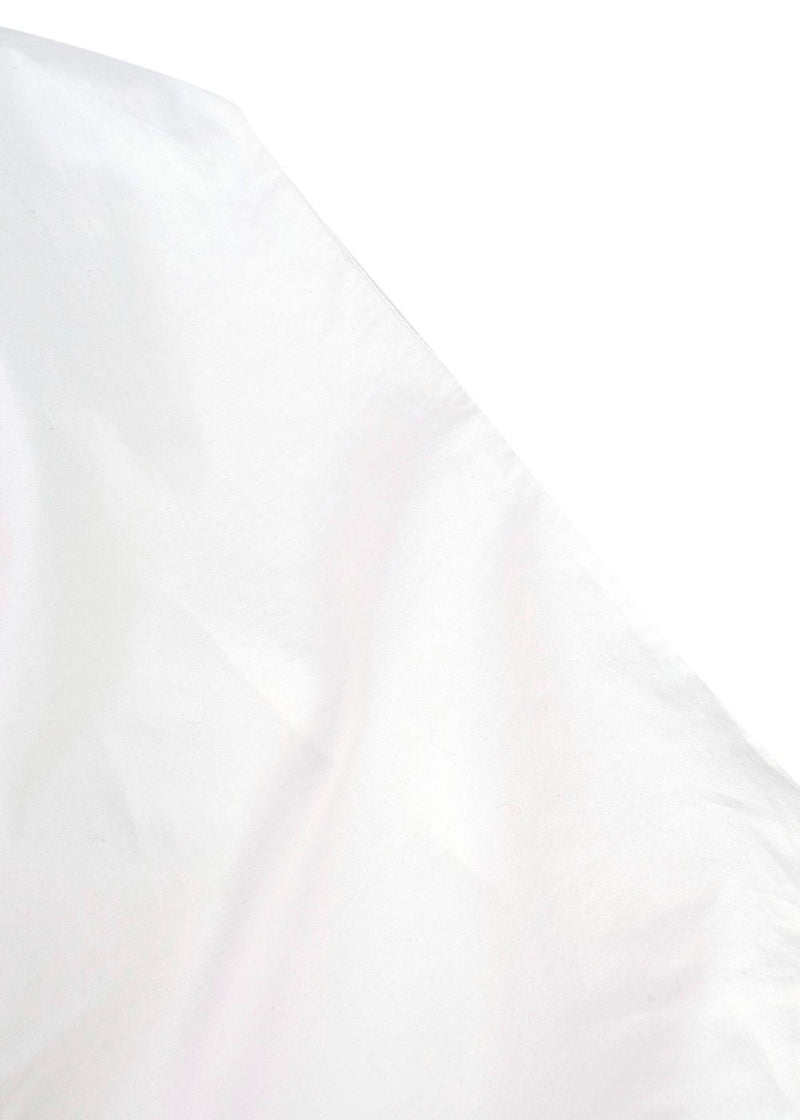 Nili Lotan white wide poplin top