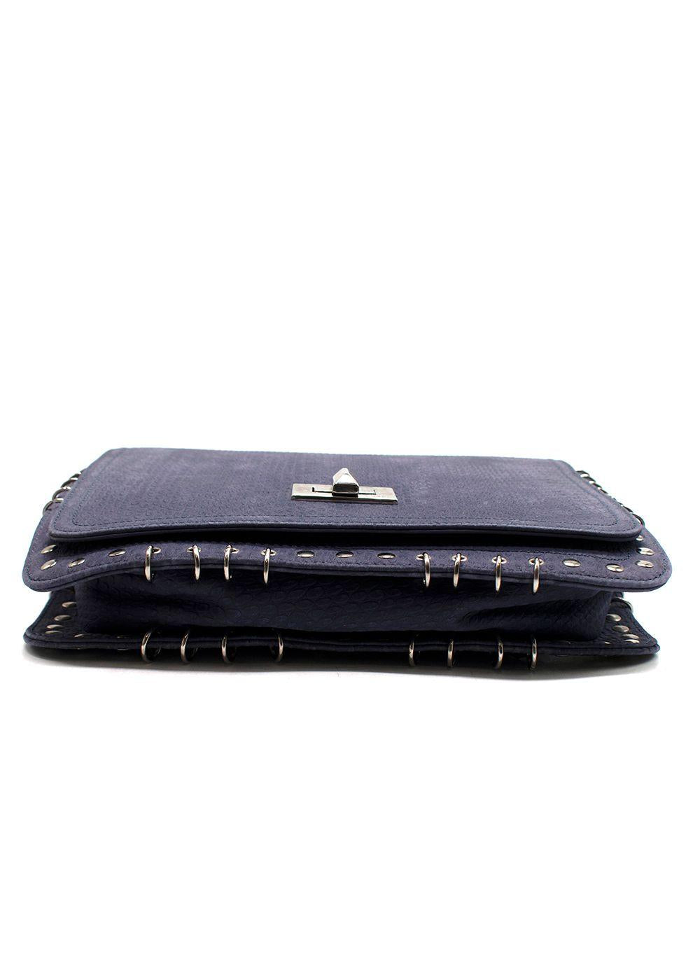 Emilio Pucci Navy Blue Shoulder Bag