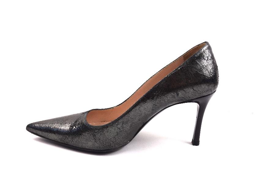 Miu Miu Pewter Metallic High Heel Pumps