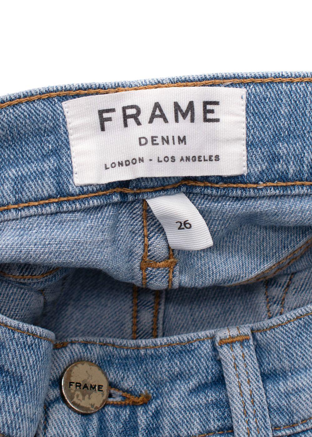 Frame Light Wash Le Garcon Jeans