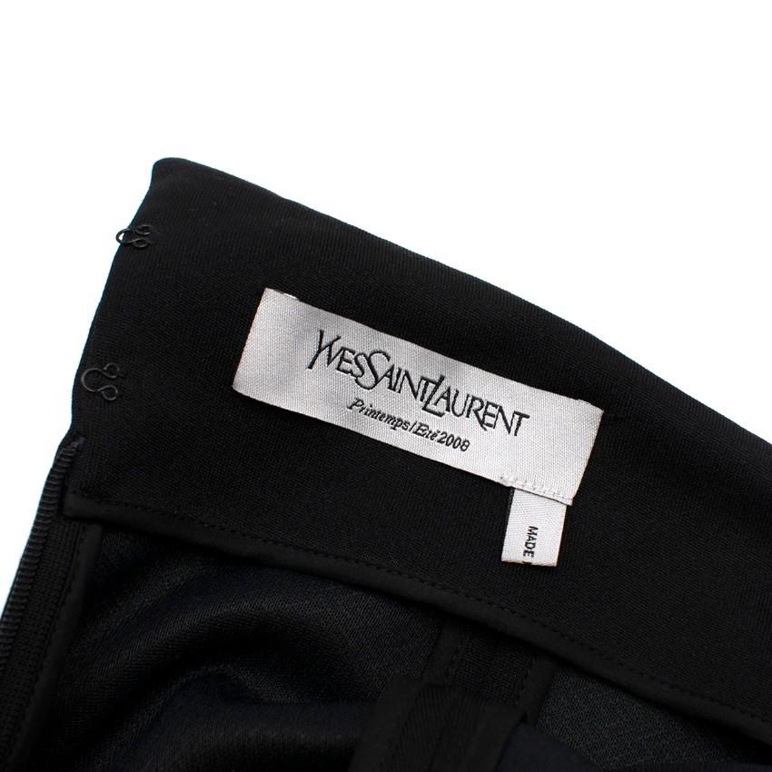 Yves Saint Laurent Vintage Black Pencil Skirt