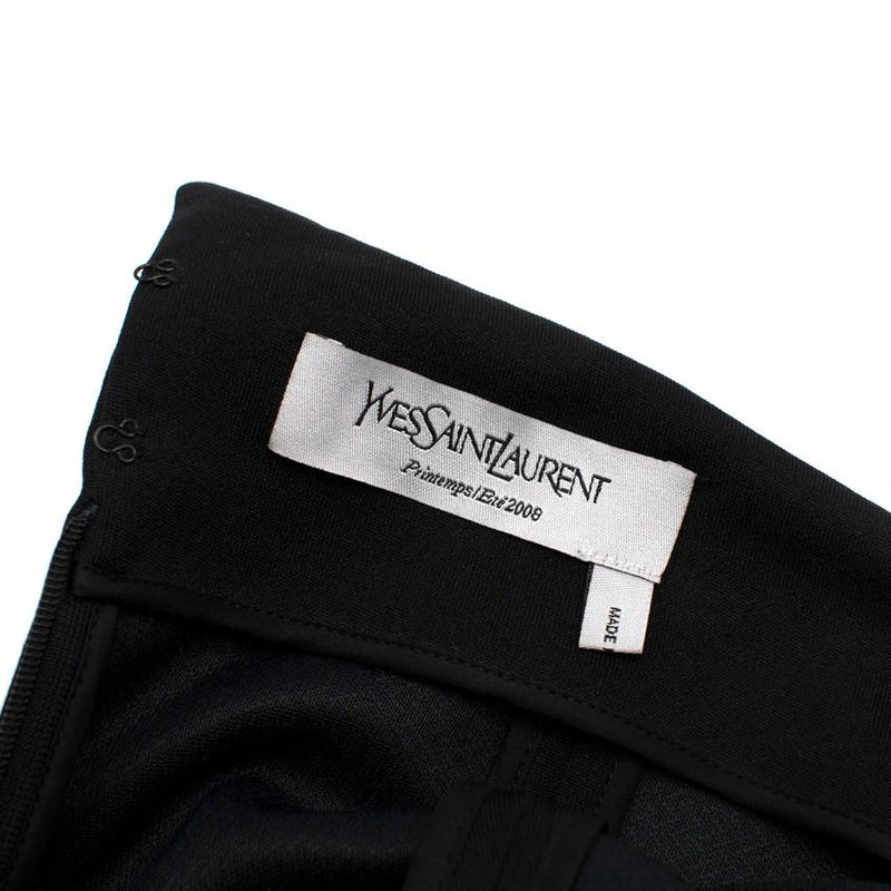 Yves Saint Laurent Vintage Black Pencil Skirt