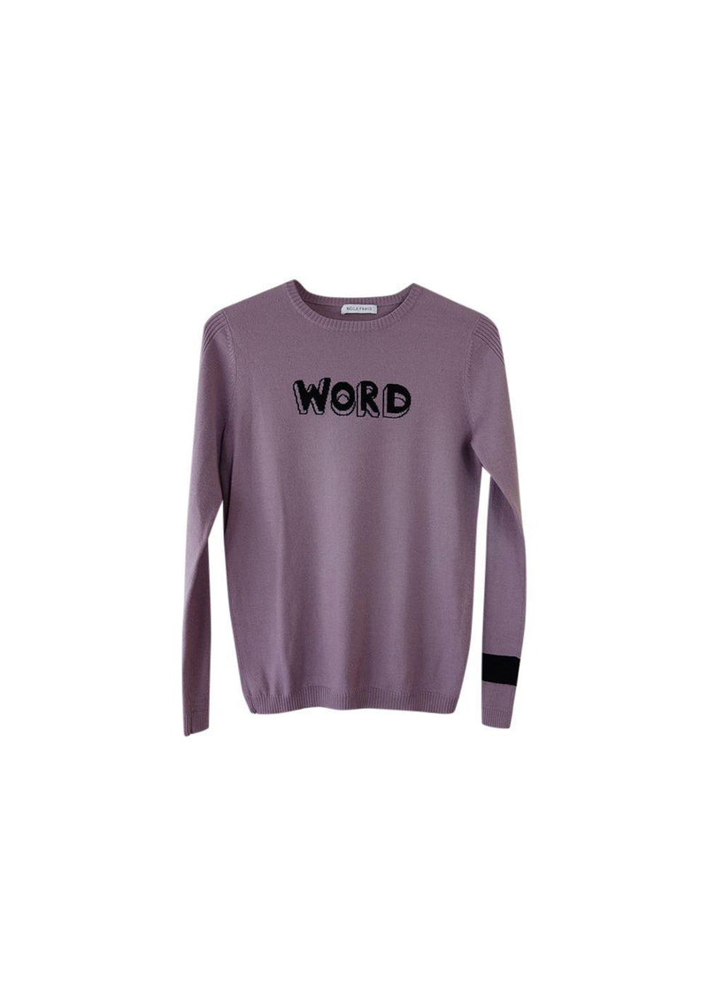 Purple Wool Word Jumper