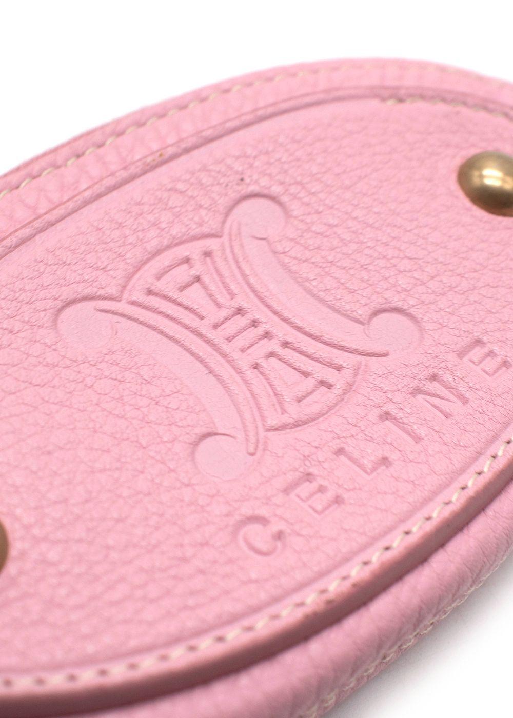 Celine Pink Logo Coin Purse