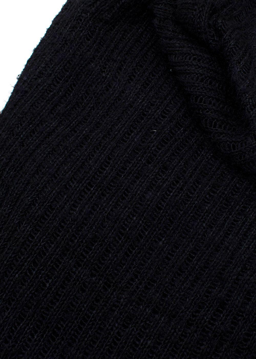 The Row Navy Knitted Tank Maxi Dress