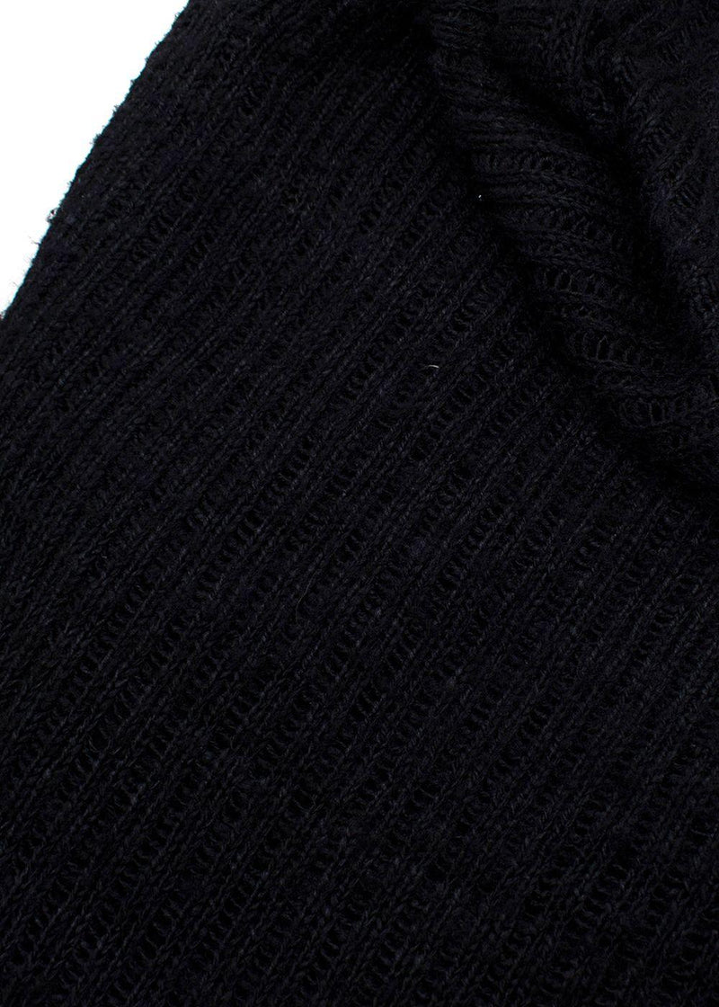 The Row Navy Knitted Tank Maxi Dress