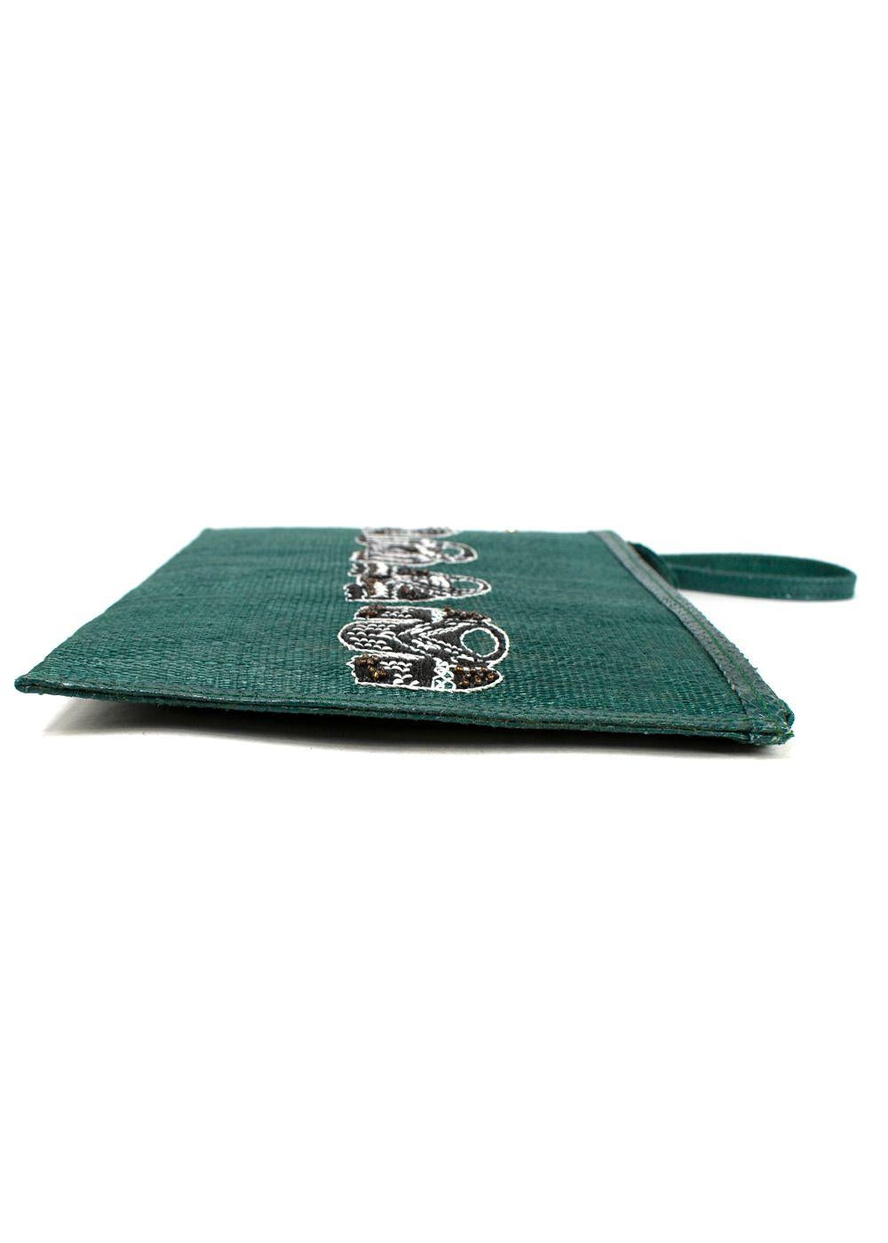 Ilha Green Letizia Aquamarine Pouch
