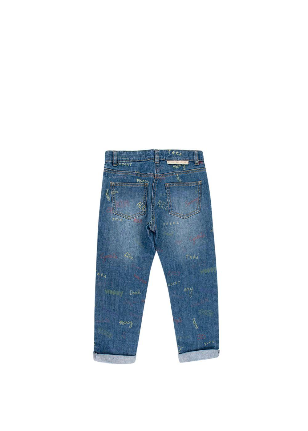 Kids 6Y Name Graffiti  Blue Wash Jeans
