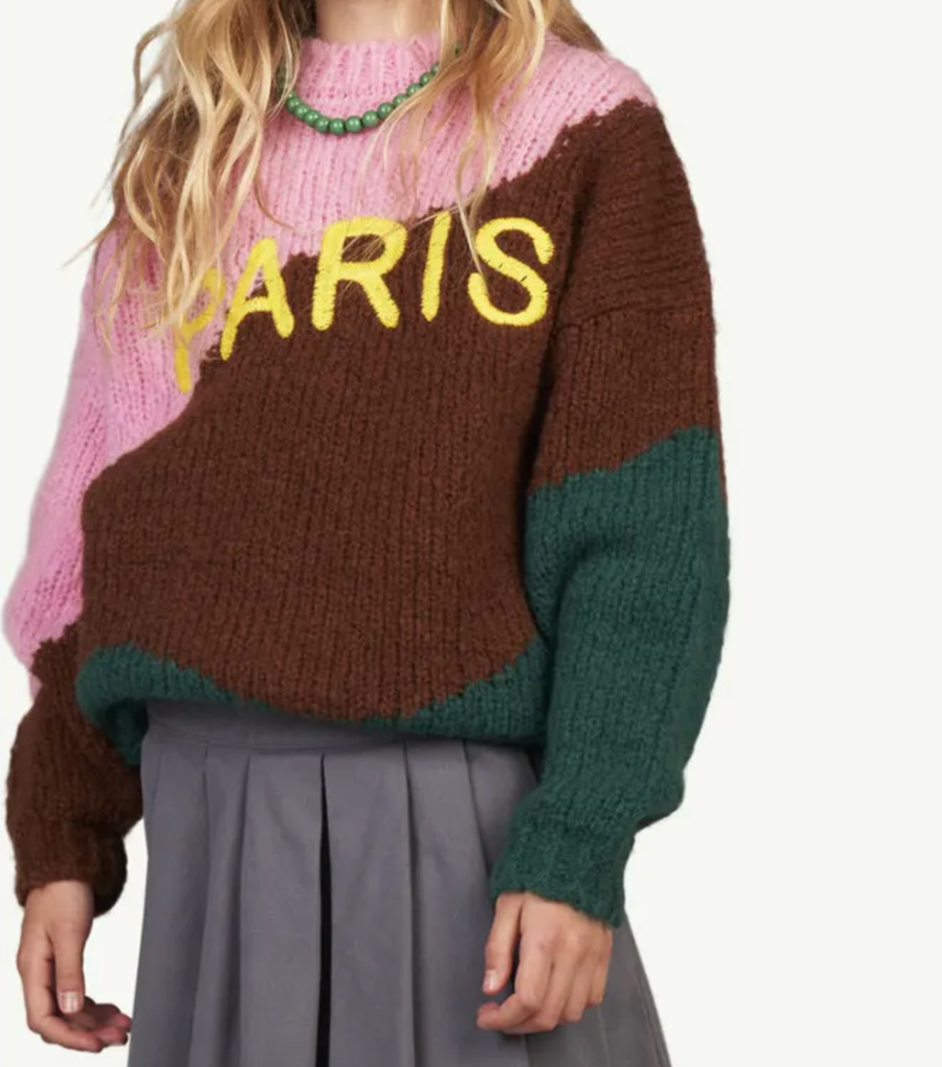 The Animals Observatory Colour Blocked 'Paris' Knit