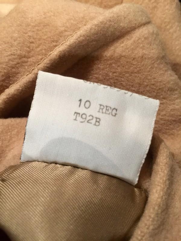 Burberrys Vintage Beige Cashmere Blend Duffle Coat