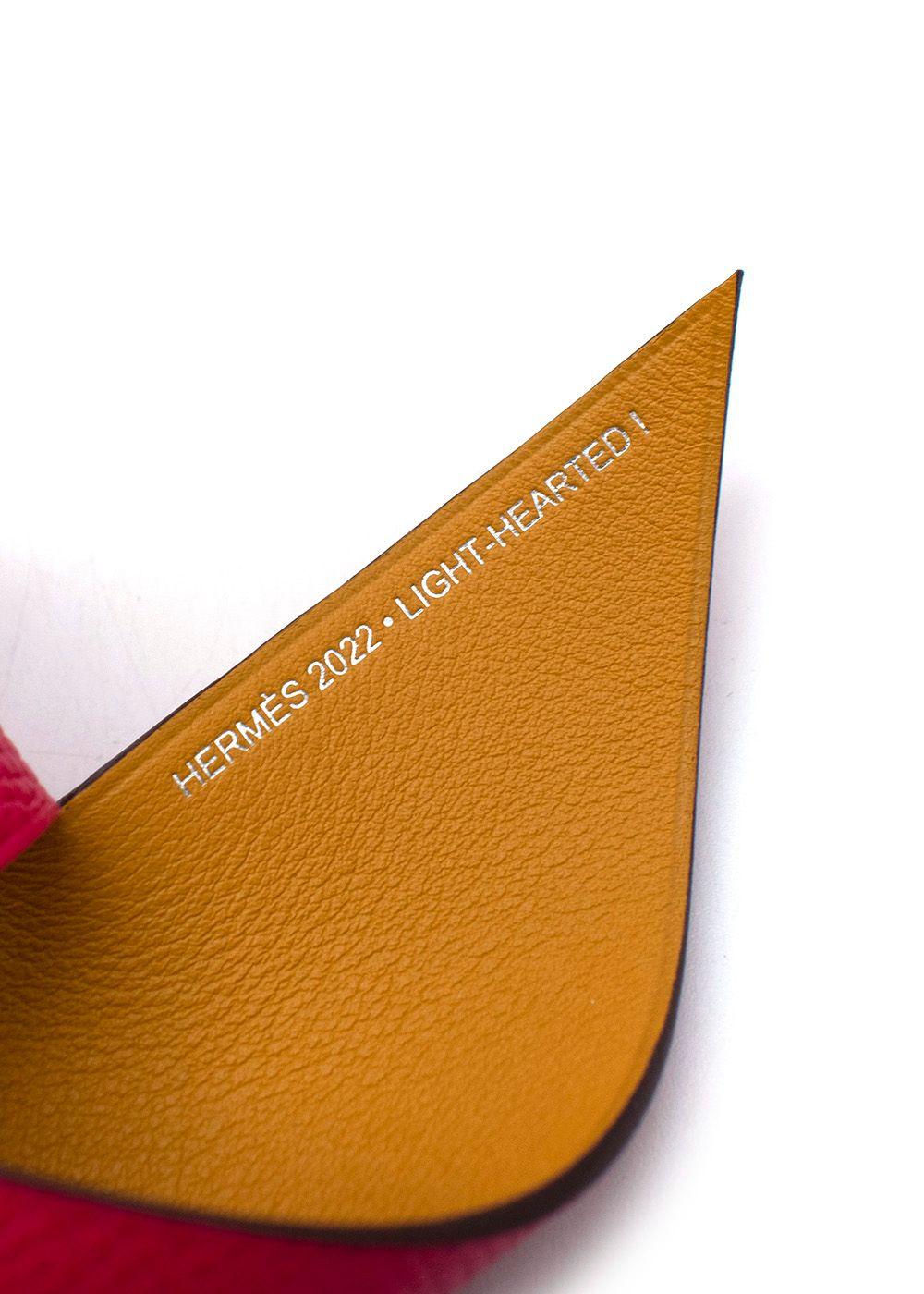Hermes Epsom Leather Petit H Pinwheel