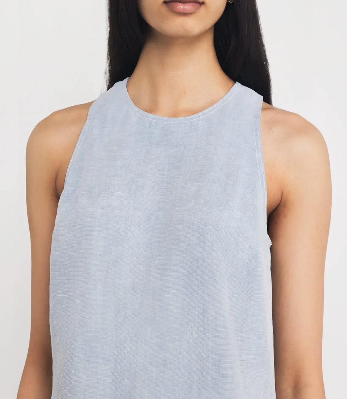 Claudie Pierlot  Denim Pleated Mini Dress