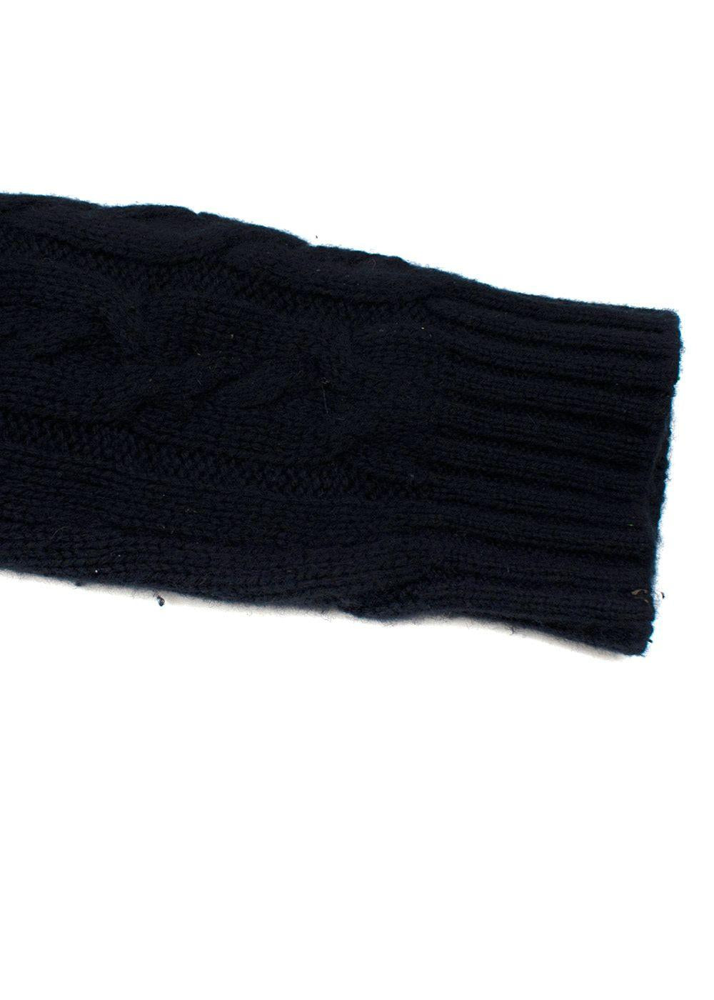 Loro Piana Navy Baby Cashmere Kid's Knit Jumper