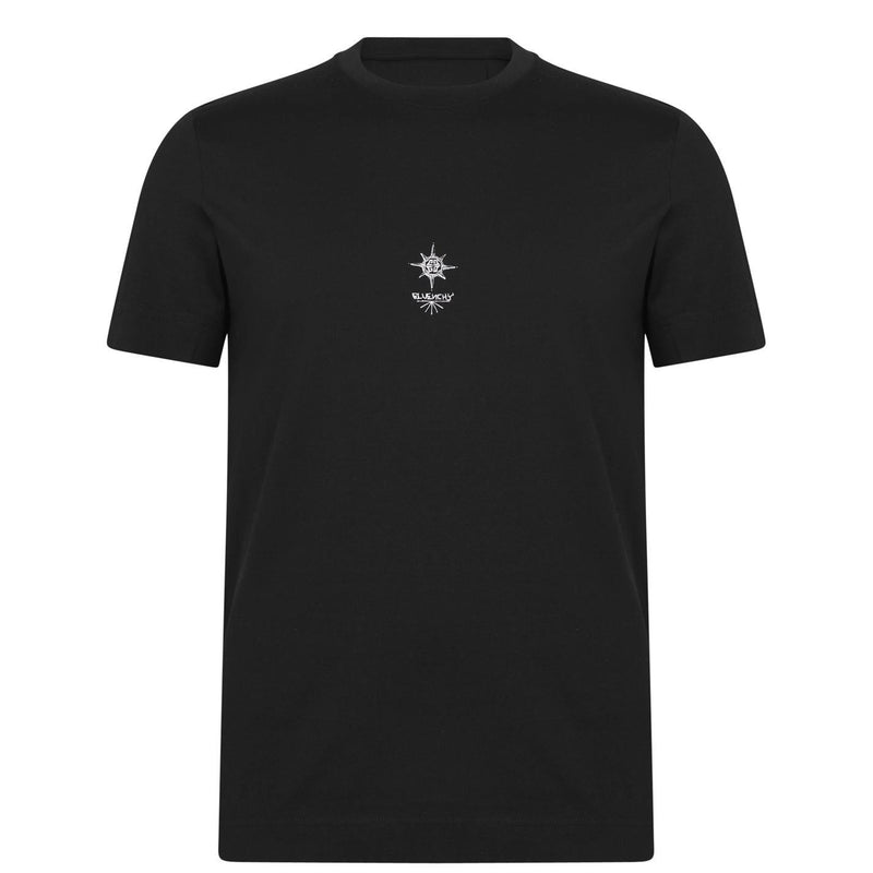 Givenchy Black Printed Cotton T-Shirt