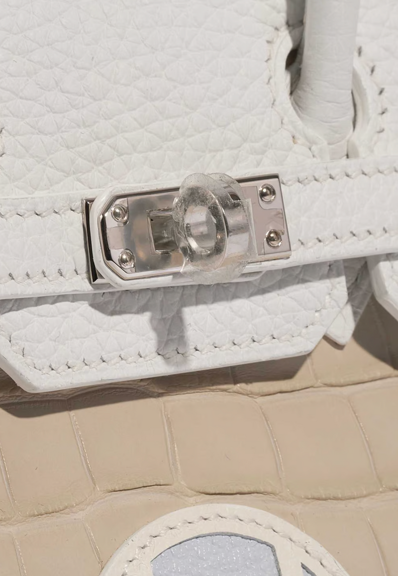 Hermes Limited Edition Birkin 20 Faubourg Sellier Sous La Neige