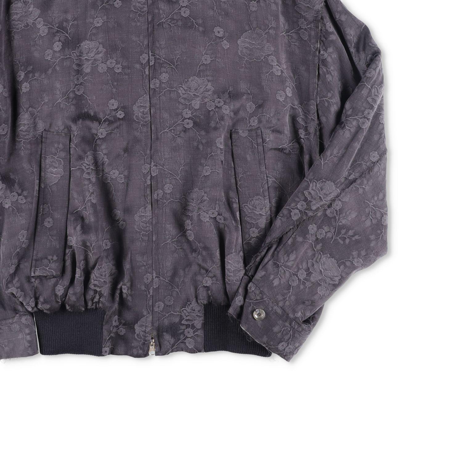 Song For The Mute Embroidered Floral Bomber Jacket