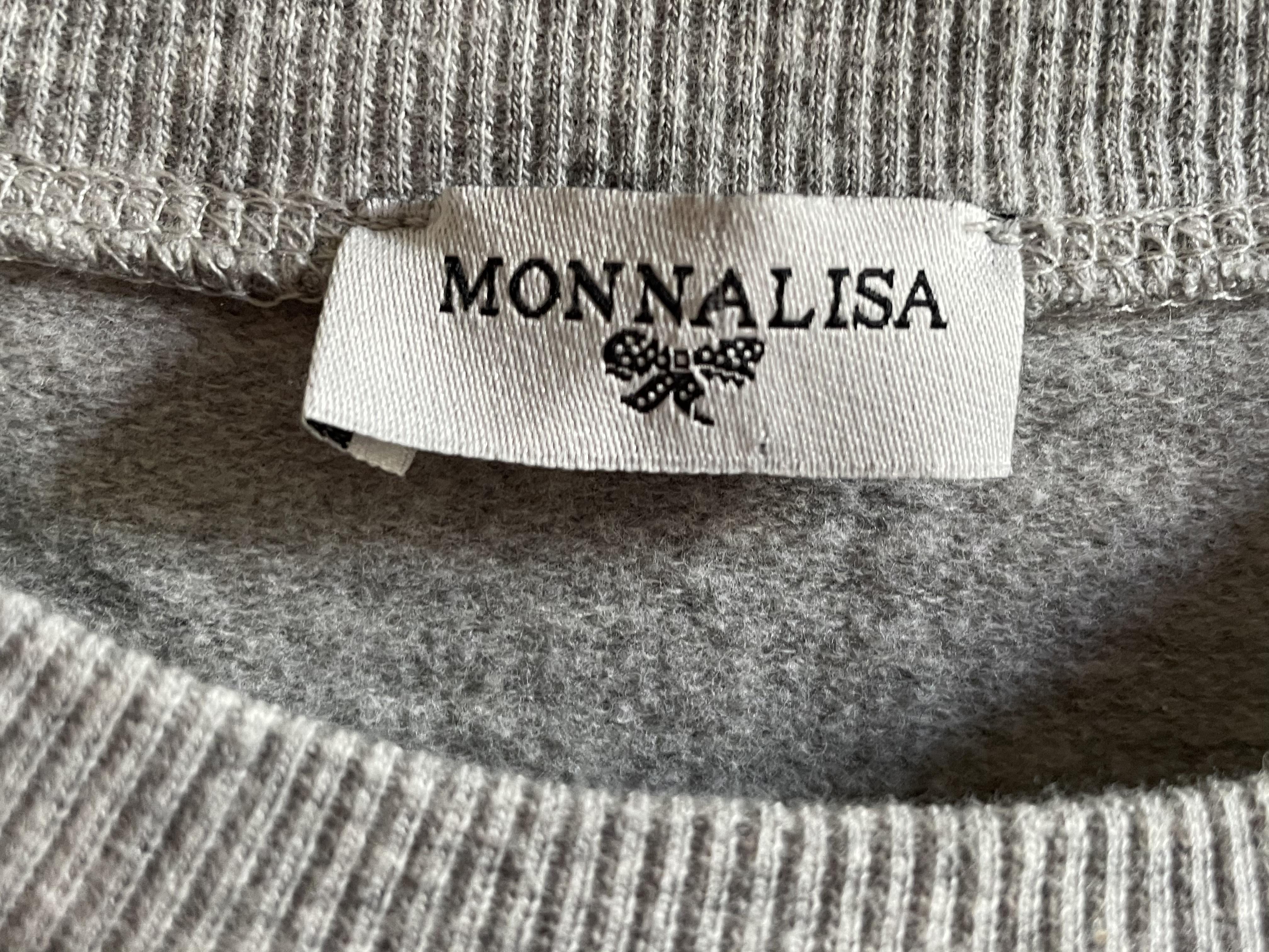 Monnalisa Grey Snow White Jersey Dress