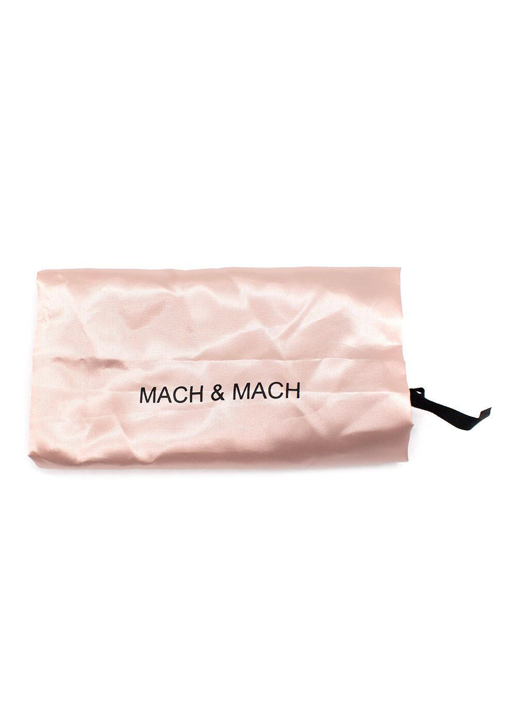 Mach & Mach Fuscia Double Bow Satin Pumps