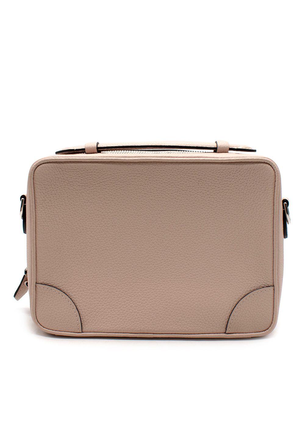 Moynat Camera Very Pale Pink Leather Crossbody Bag
