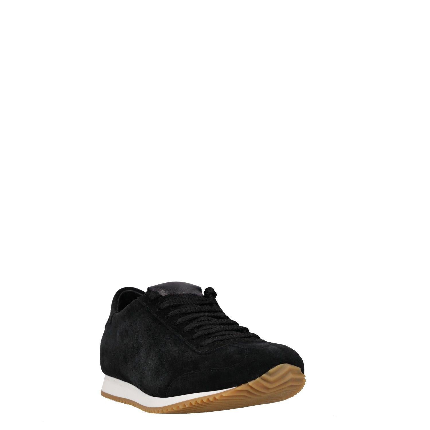 Camilla and Marc Black Suede Trainers