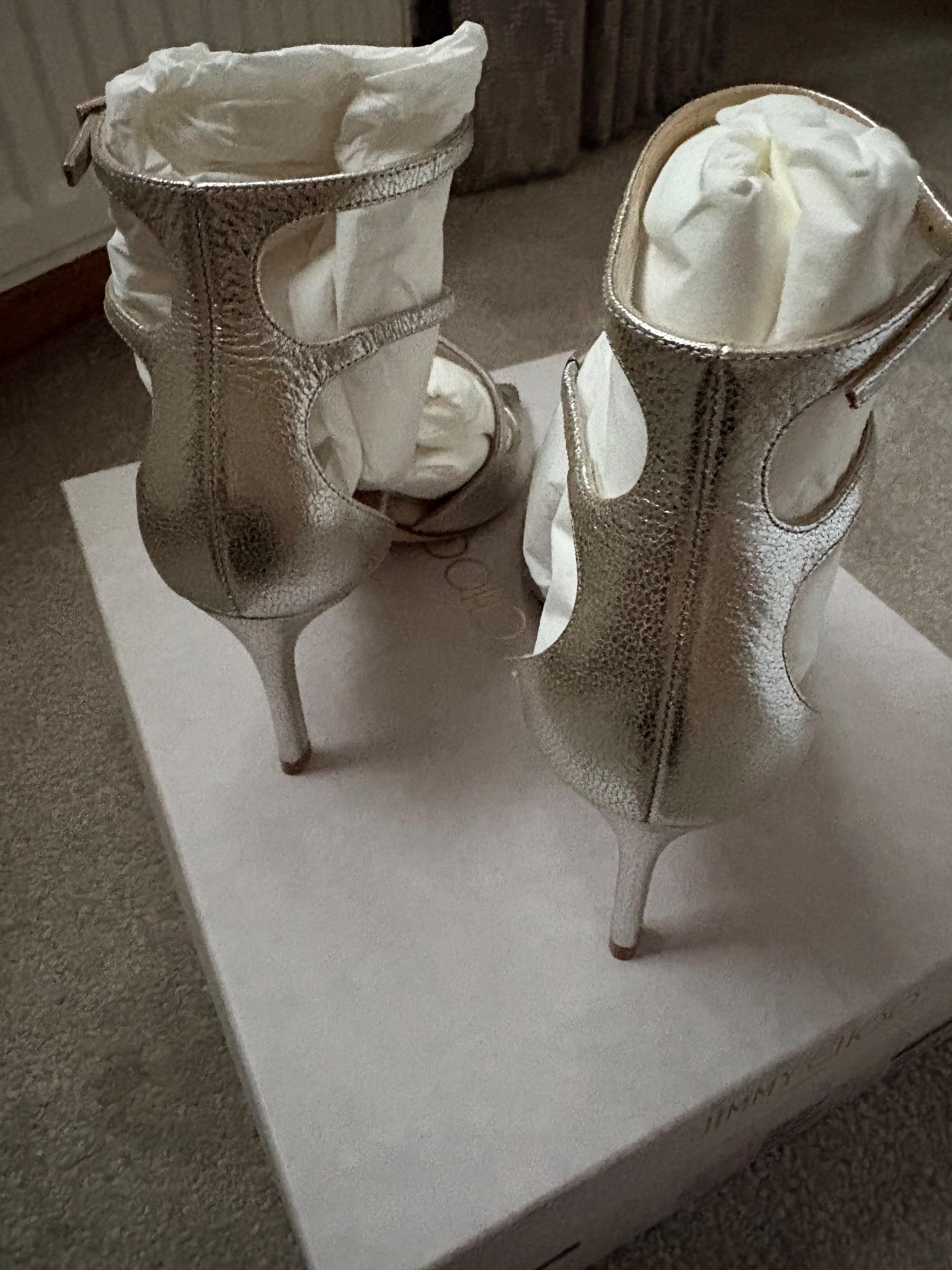 Jimmy Choos Silver Sandal