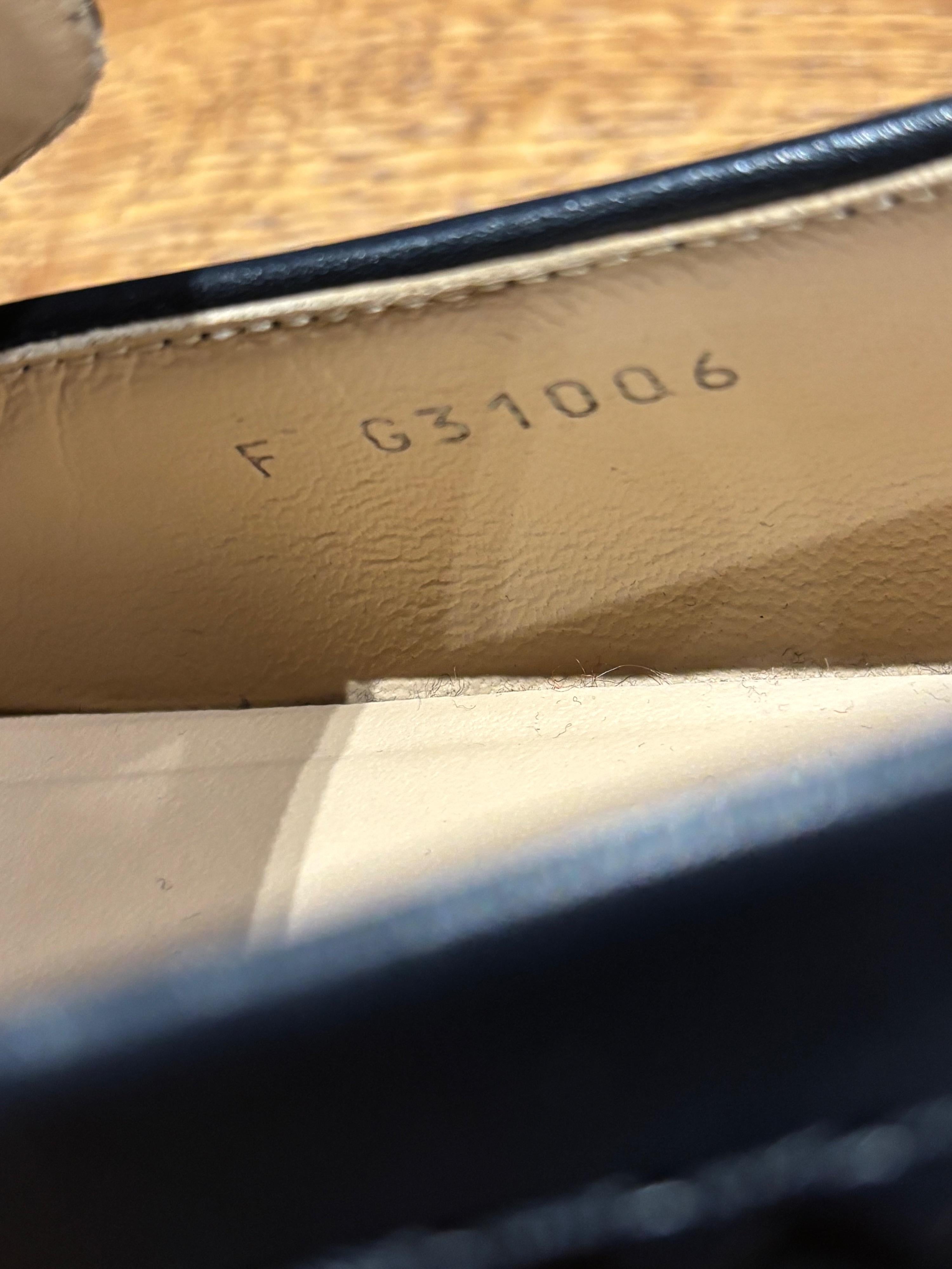 Chanel Navy Leather Moccasins