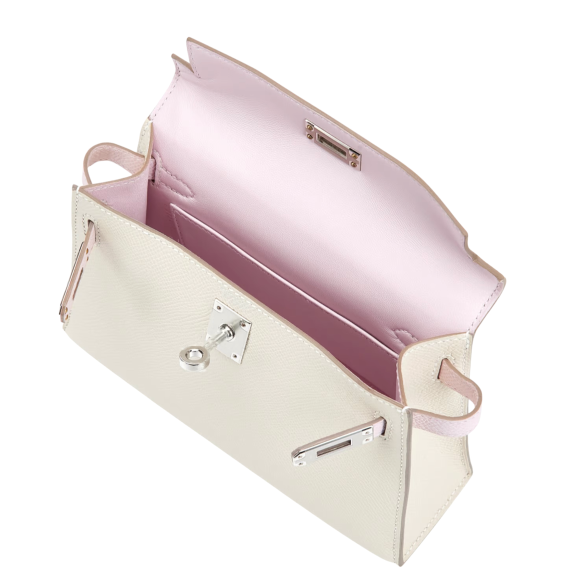Hermès Mini Kelly Epsom Sellier Tricolour Palladium Hardware