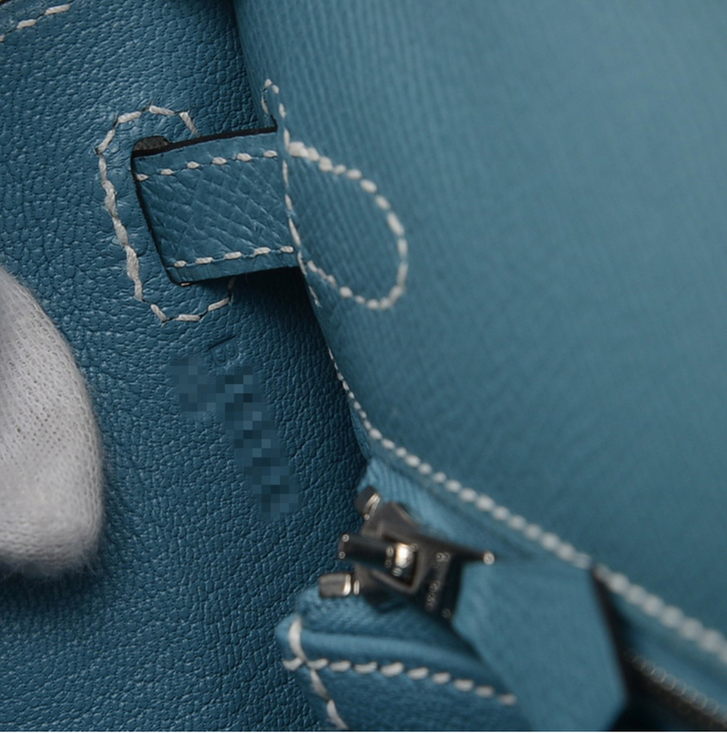 Blue Jean Epsom Leather Kelly 25