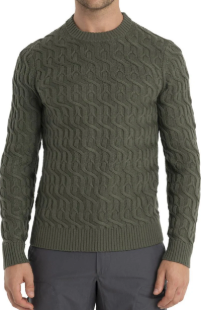 Merino Cable Knit Crewe Sweater