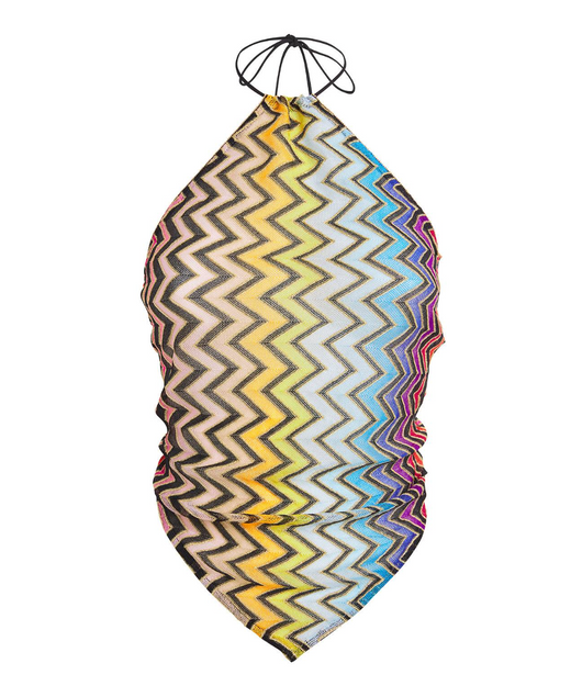 Missoni Multi Zigzag Halterneck Top