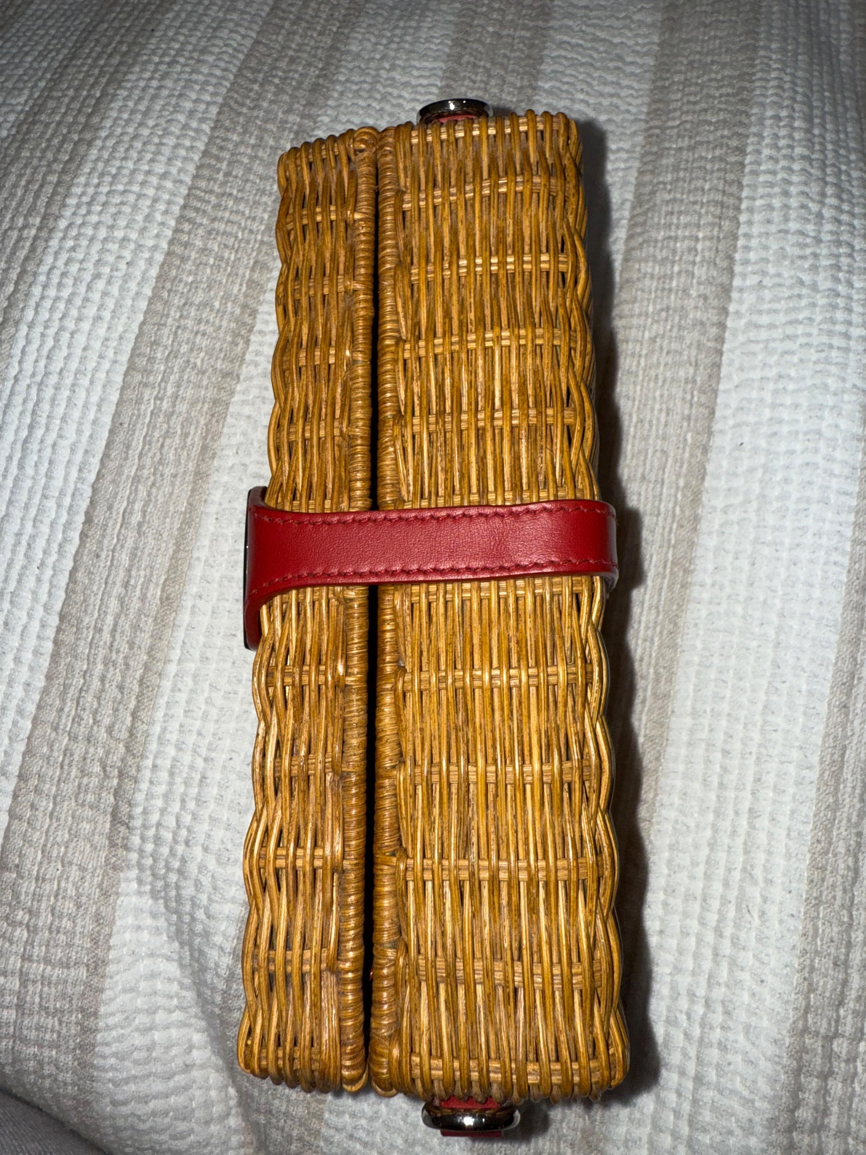 Miu Miu Raffia Clutch - NO STRAP