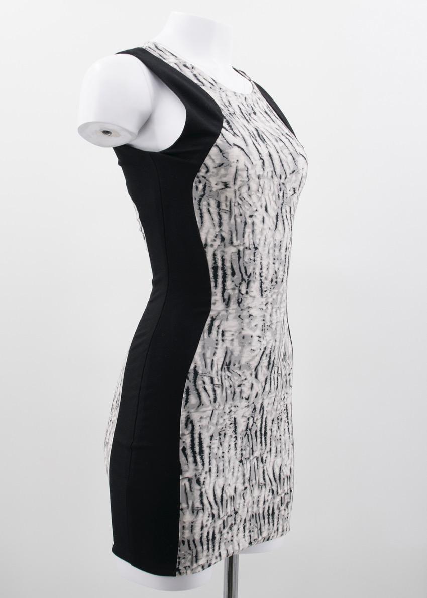 Parker Black Pattern Bodycon Dress