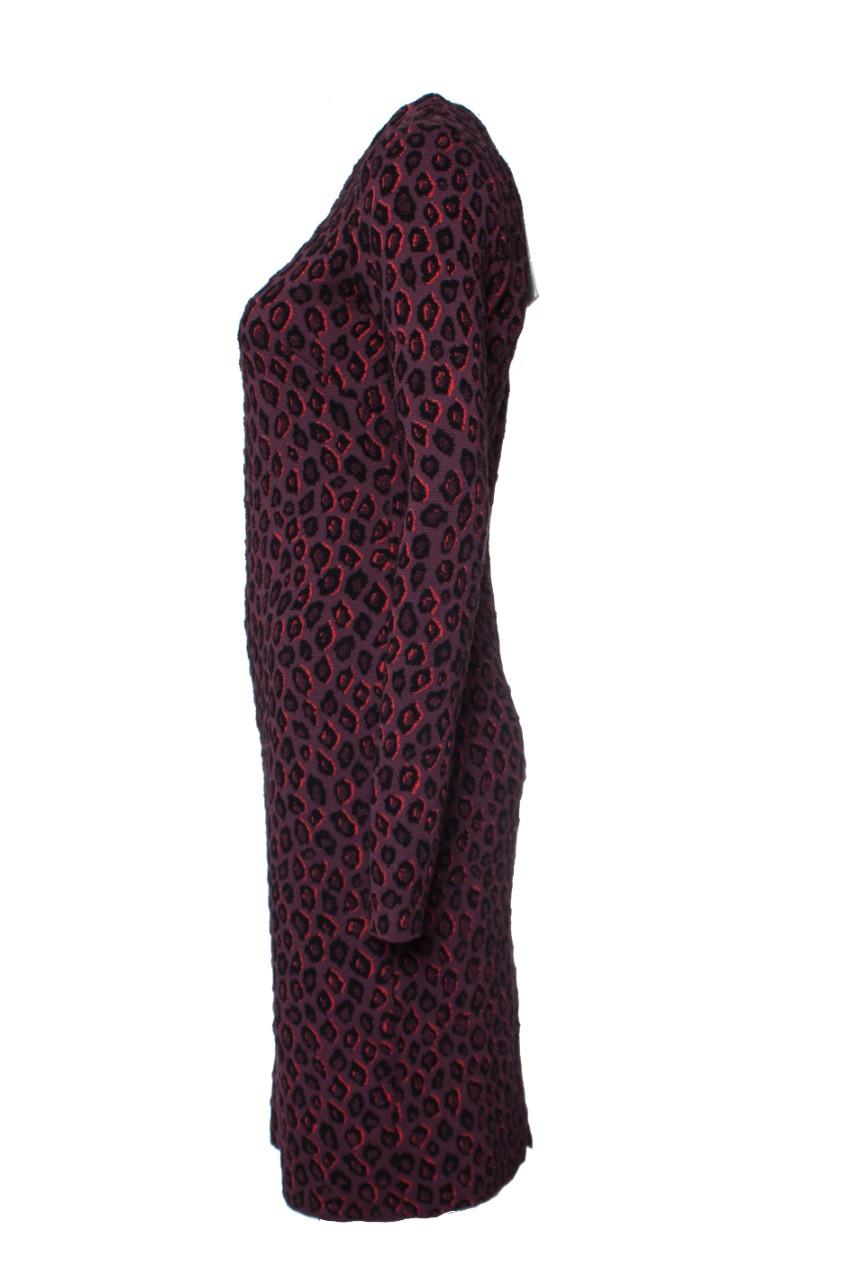 Givenchy Leopard print-jacquard midi dress
