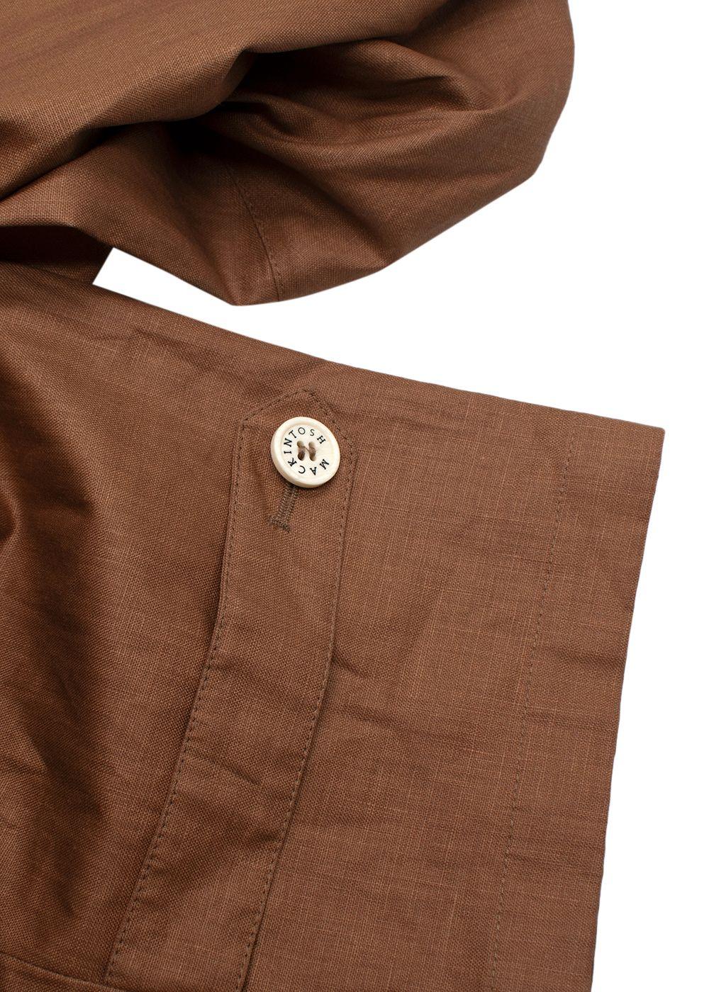 Mackintosh Long Lightweight Brown Trench Coat