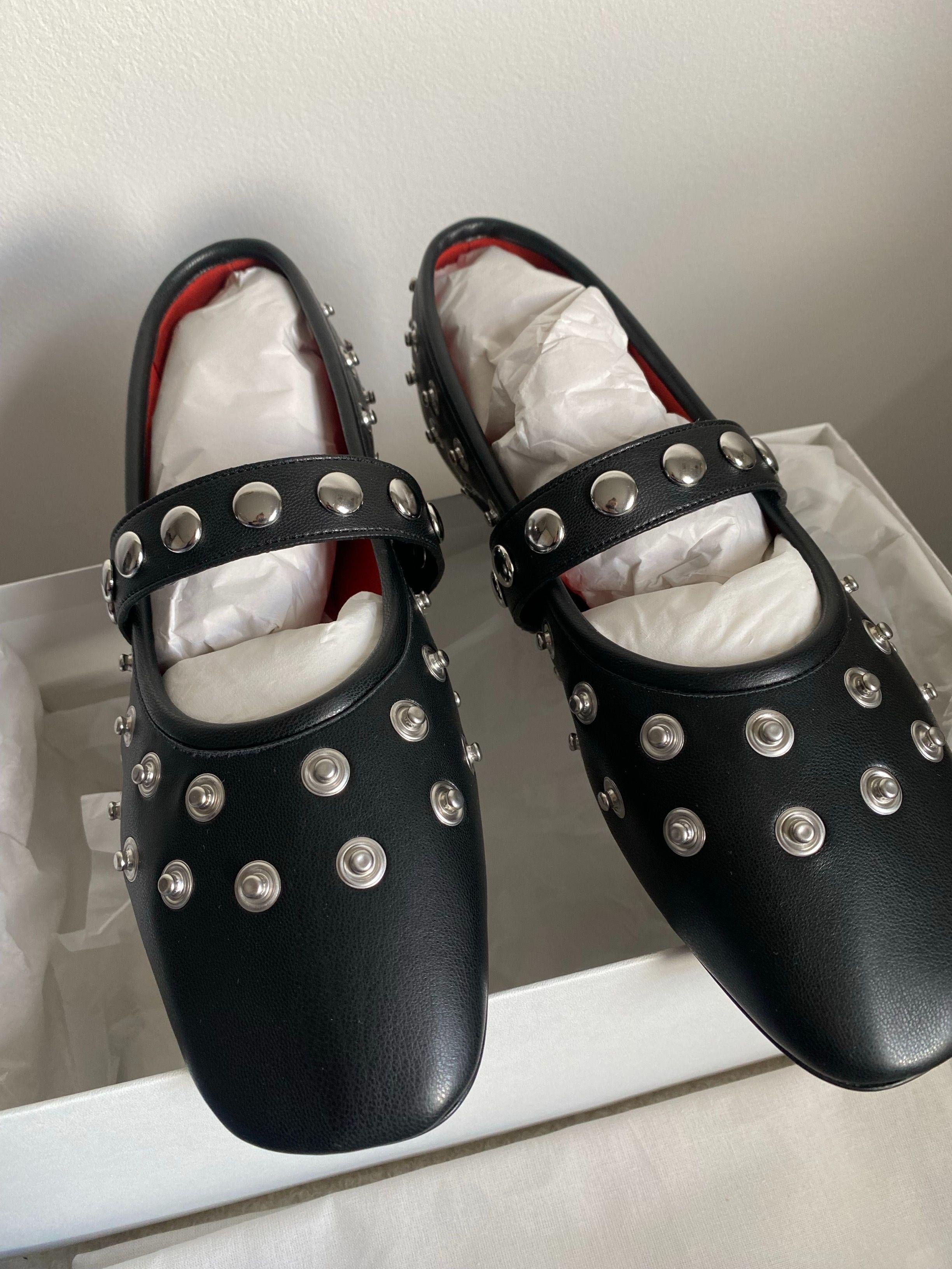 Stella McCartney Black Ryder Ballet Flats